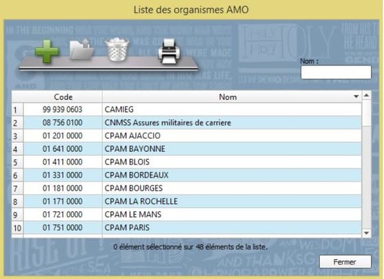 organisme AMO